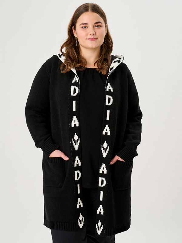 ADGLORIA - Plus Size Kofta fra Adia