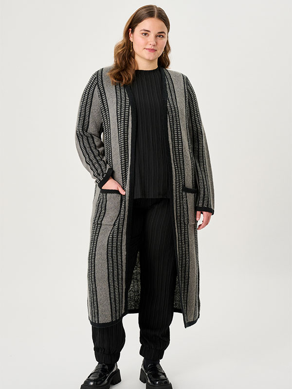 ADGRACE - Plus Size Kofta fra Adia