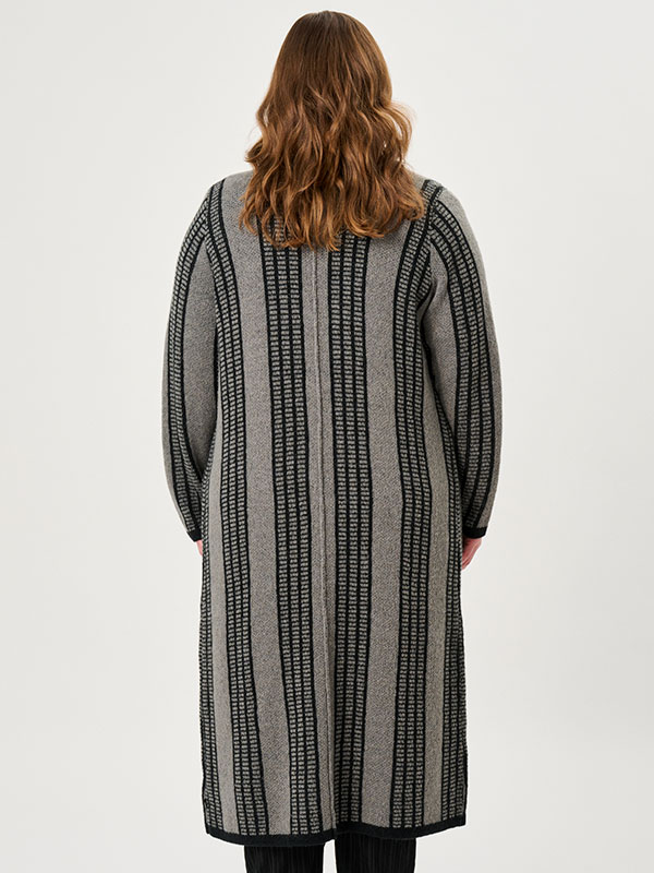ADGRACE - Plus Size Kofta fra Adia