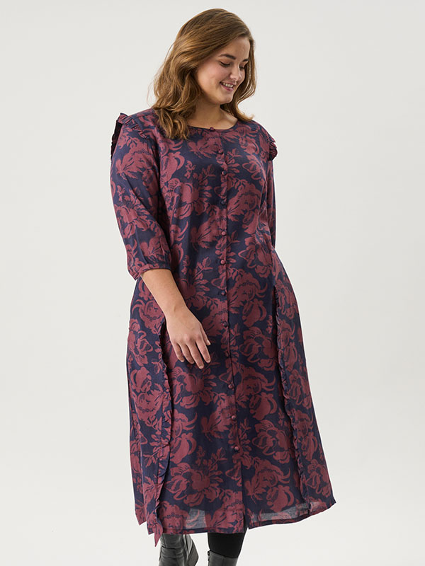 ADRACHEL - Plus Size Klänning fra Adia