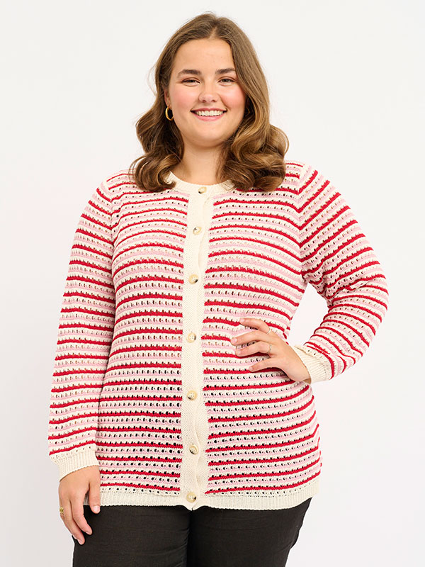 ADVENUS - Plus Size Kofta fra Adia