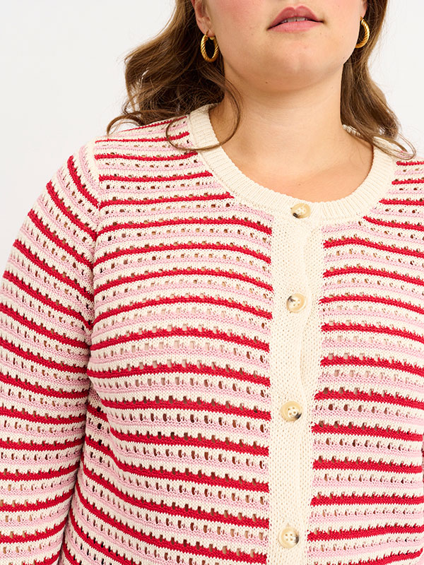 ADVENUS - Plus Size Kofta fra Adia