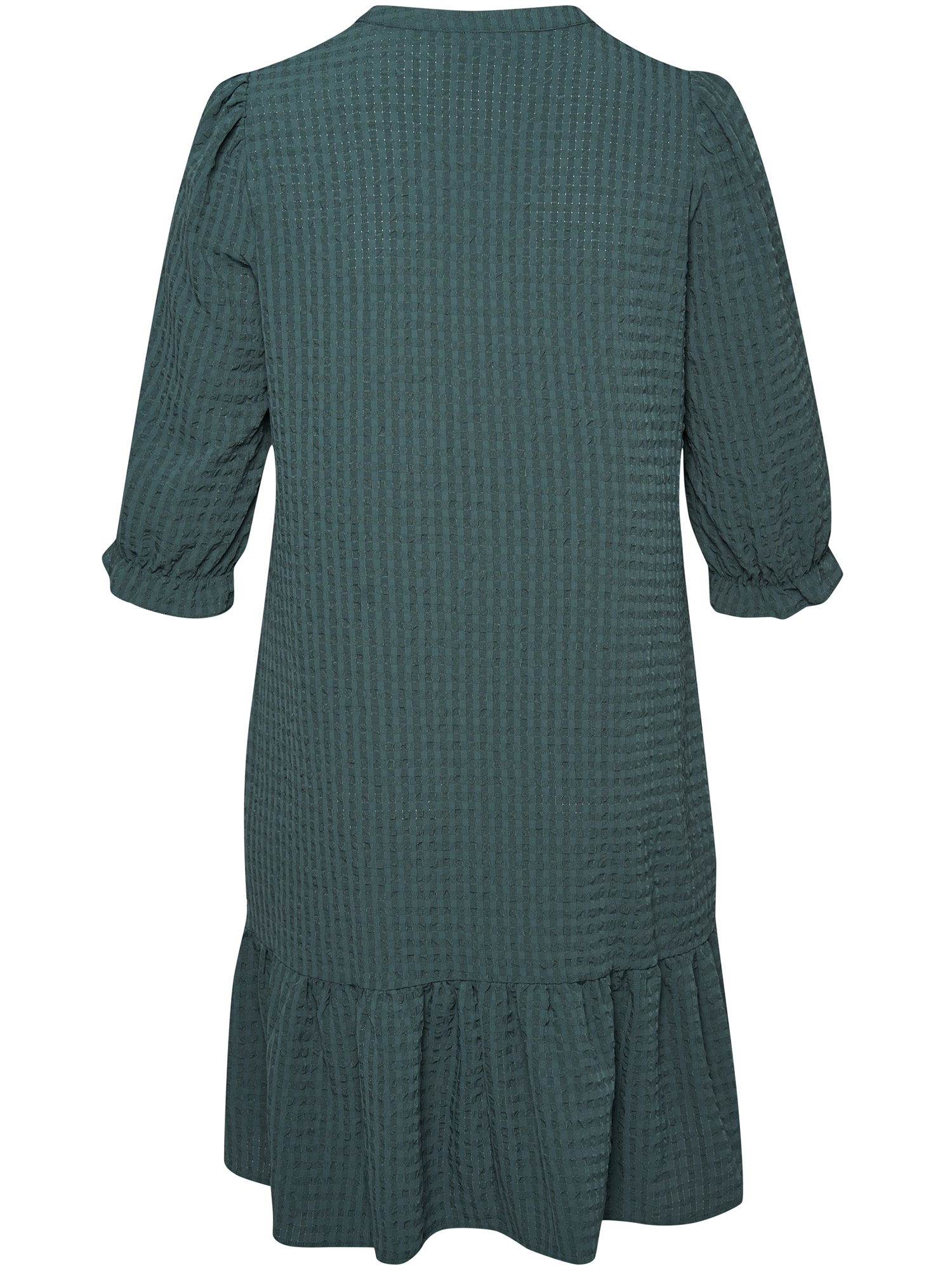 Abbeville - Grön klänning med rutor fra Aprico