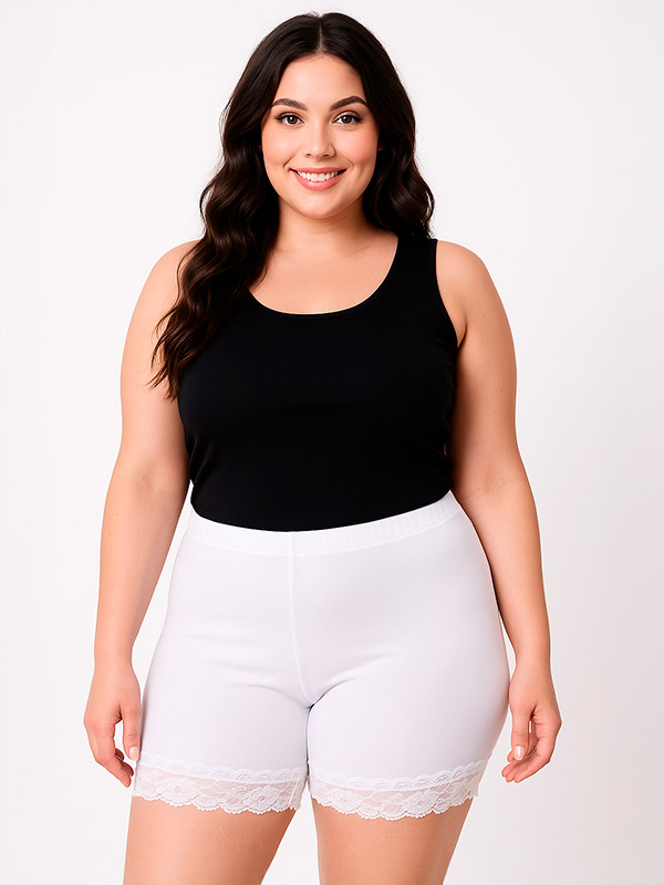 ROSA - Plus Size Cykelbyxor fra Gozzip