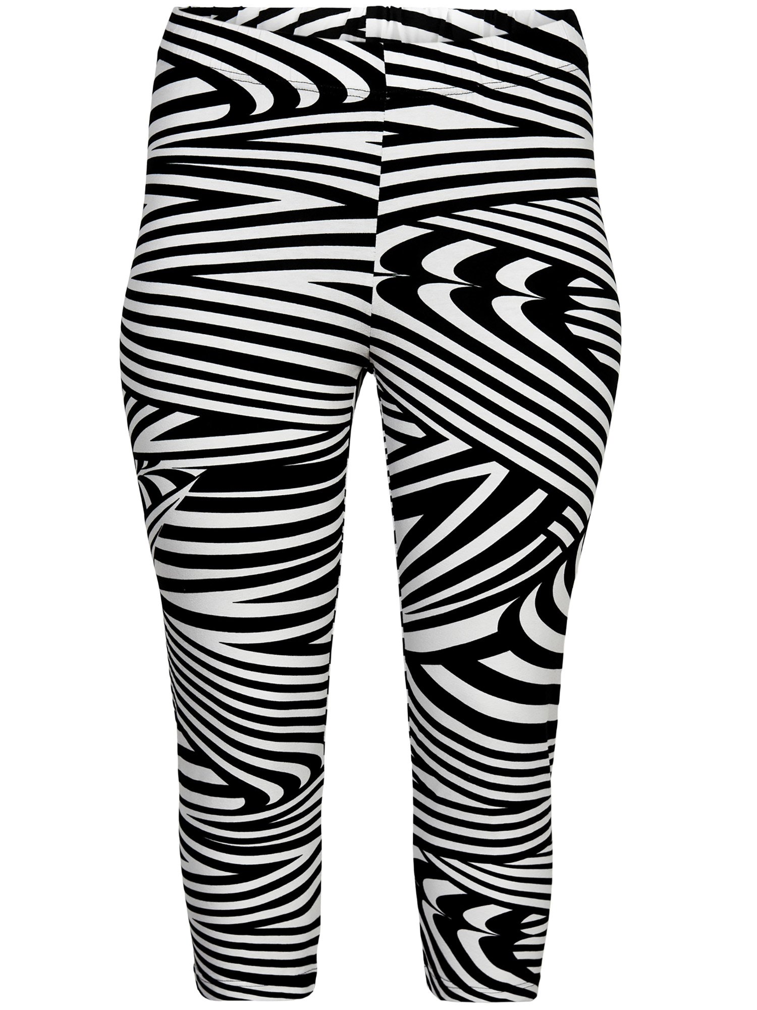 Merete - 7/8 leggings i viskostrikå fra Gozzip