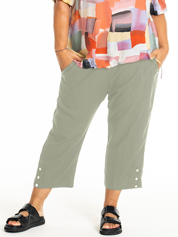 CLARA - Plus Size Byxor fra Gozzip