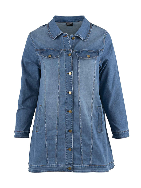 AMELA - Plus Size Jacka fra Gozzip
