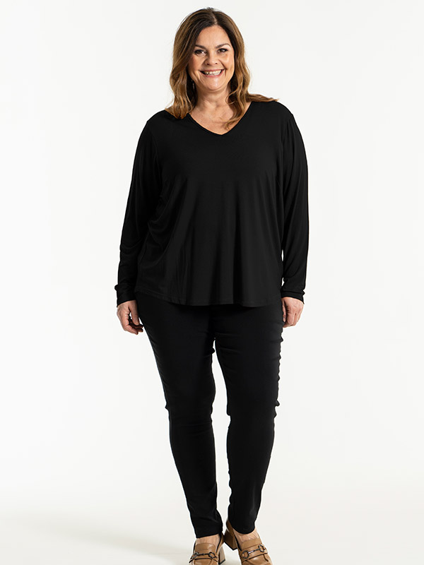 GITTE  - Plus Size Blus fra Gozzip