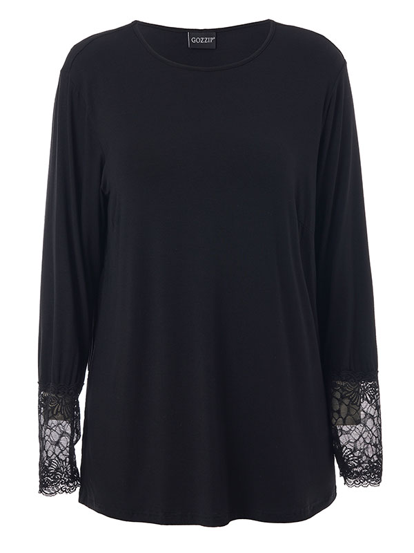 FADILA - Plus Size Blus fra Gozzip