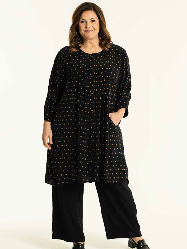 GITTE - Plus Size Byxor fra Gozzip