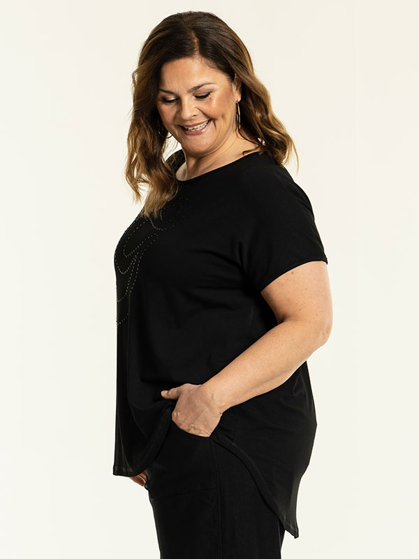 GITTE - Plus Size Blus fra Gozzip