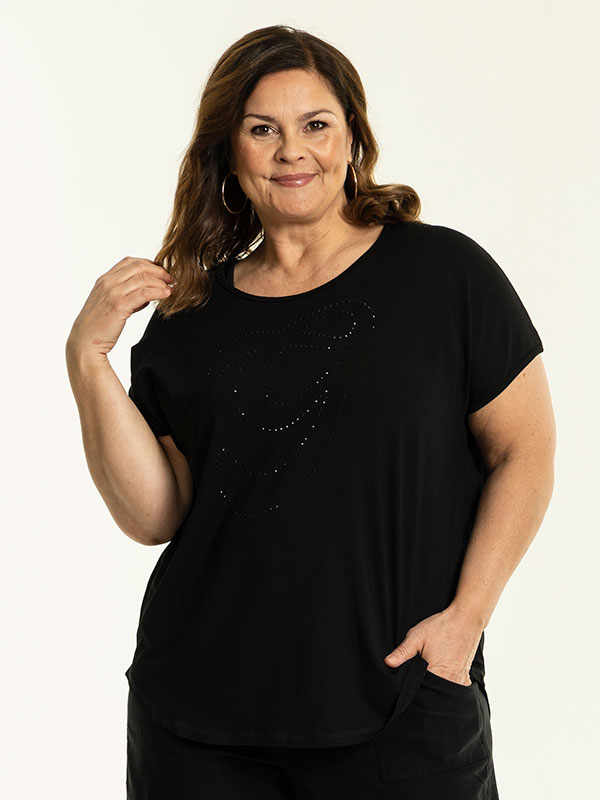 GITTE - Plus Size Blus fra Gozzip