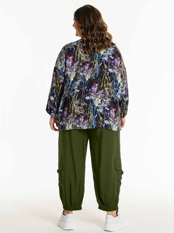 ANNELINE - Plus Size Byxor fra Gozzip