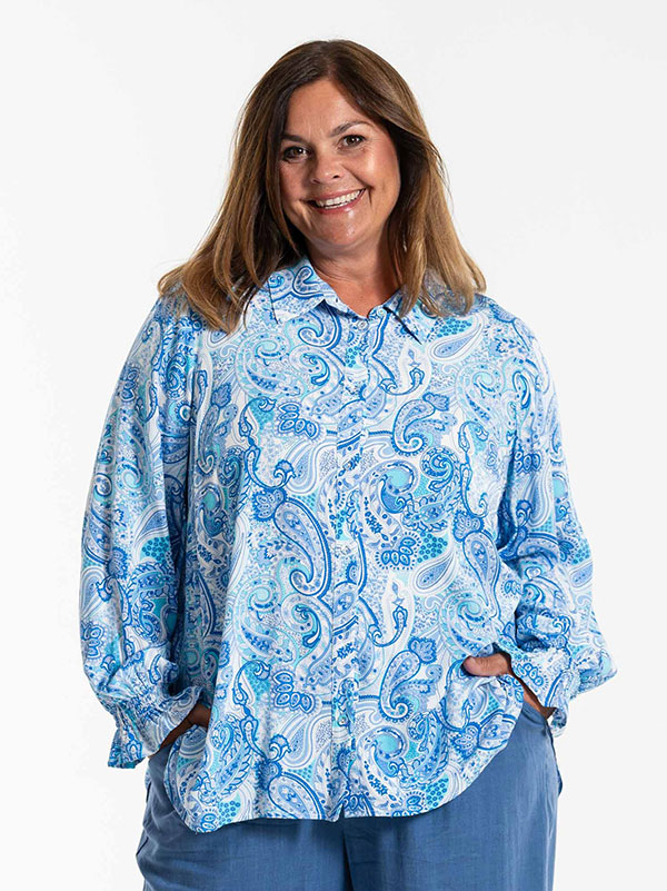 ANNAMAY - Plus Size Skjorta fra Gozzip