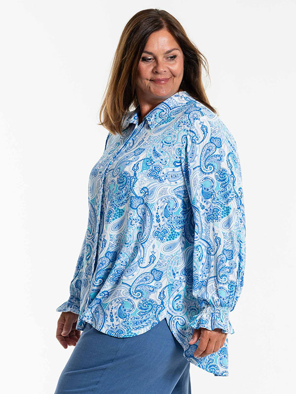 ANNAMAY - Plus Size Skjorta fra Gozzip