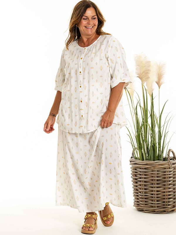 DOLLY - Plus Size Skjorta fra Gozzip