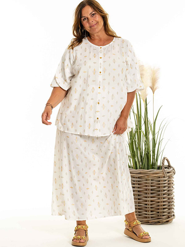 DOLLY - Plus Size Skjorta fra Gozzip
