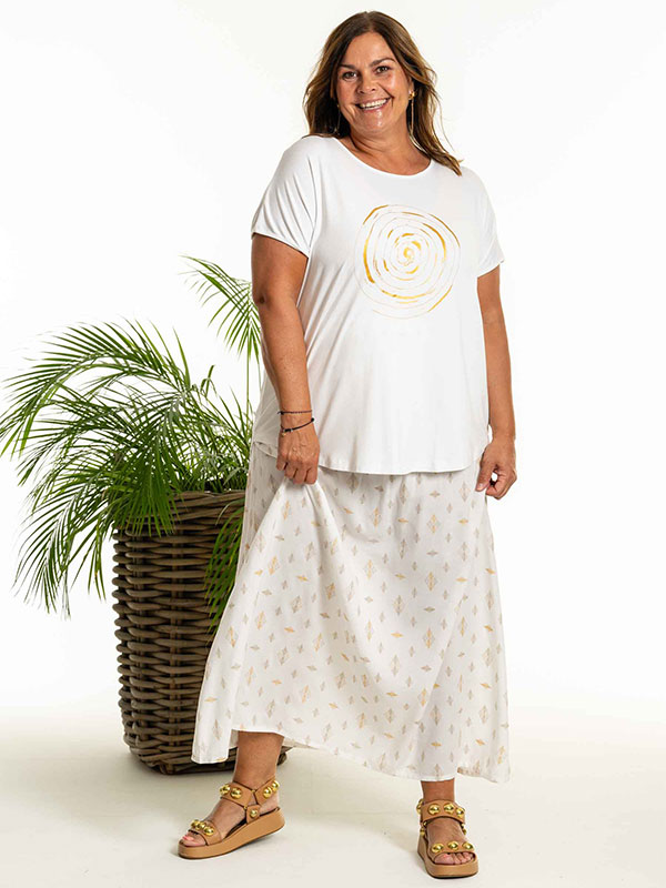 DIA - Plus Size Kjol fra Gozzip