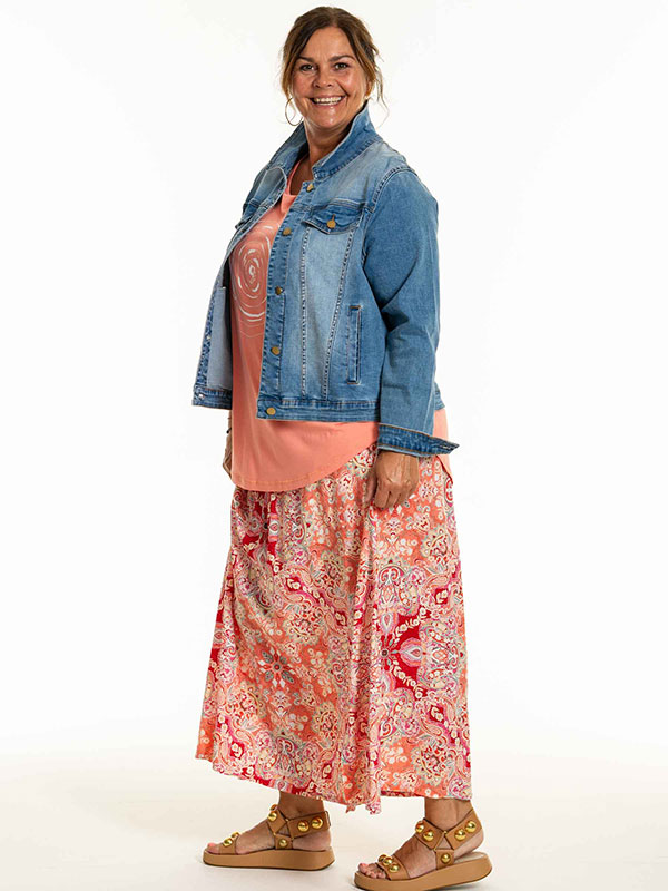 DIA - Plus Size Kjol fra Gozzip