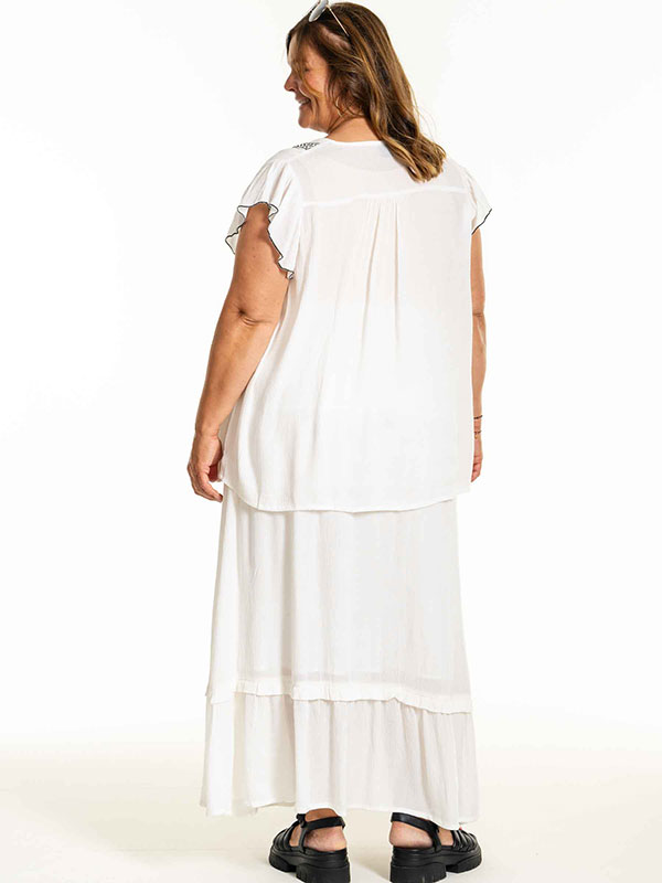 DARLENE - Plus Size Blus fra Gozzip