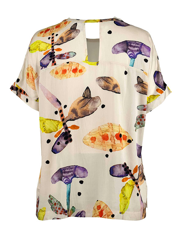 ELLY - Plus Size Blus fra Gozzip