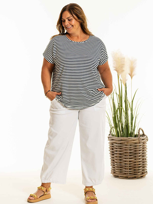 GITTE - Plus Size T-shirt fra Gozzip