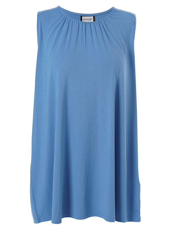 BEATA - Plus Size Blus fra Gozzip