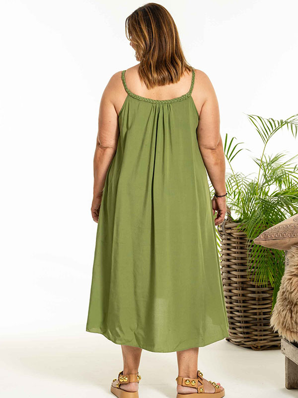 AMALIE - Plus Size Klänning fra Gozzip