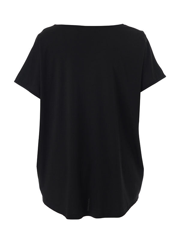 EDITA - Plus Size Blus fra Gozzip Black