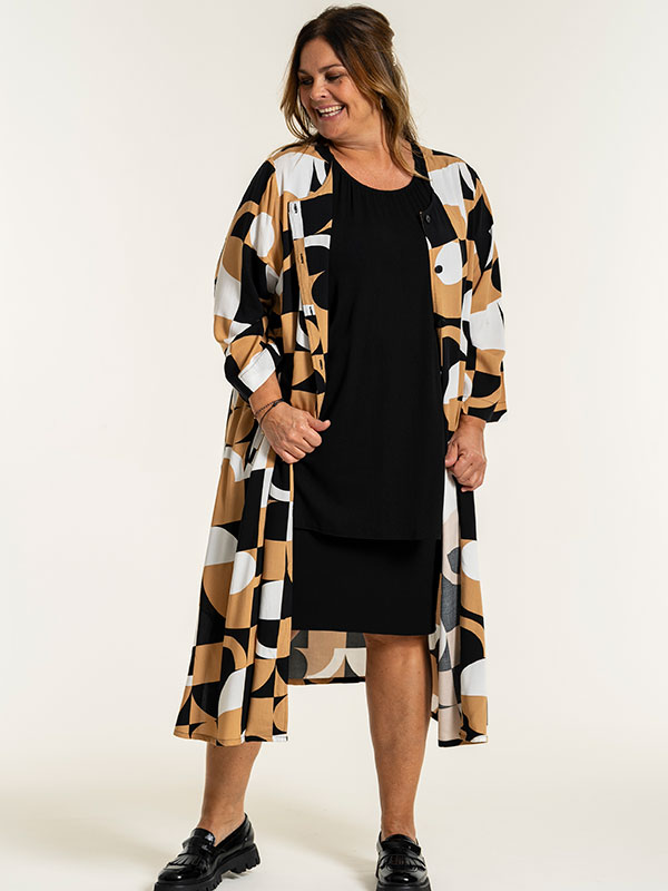 LINETTE - Plus Size Klänning fra Gozzip