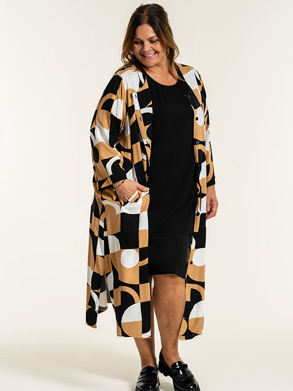 LINETTE - Plus Size Klänning fra Gozzip