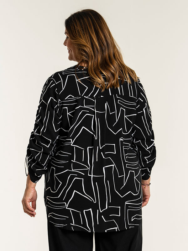 FREJA - Plus Size Blus fra Gozzip