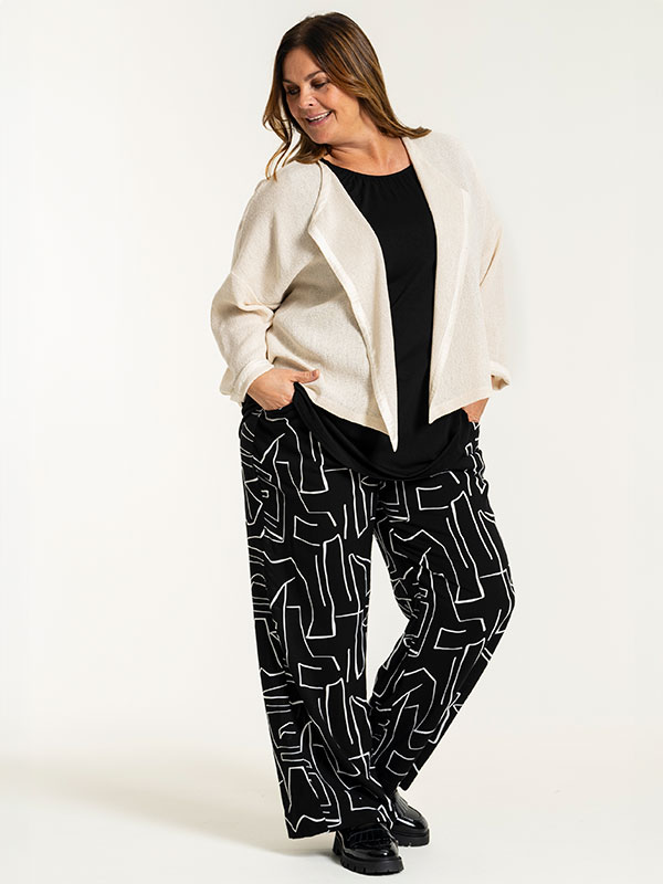 MARGRETHE - Plus Size Byxor fra Gozzip