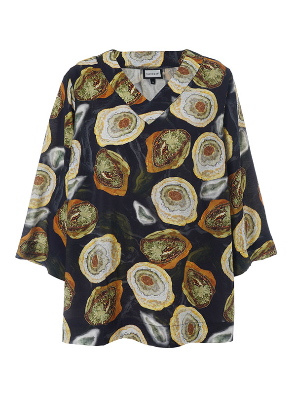 SVANHILDR - Plus Size Blus fra Gozzip