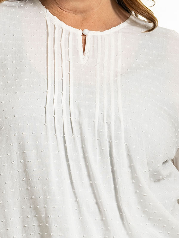 GABRIELLA - Plus Size Blus fra Gozzip