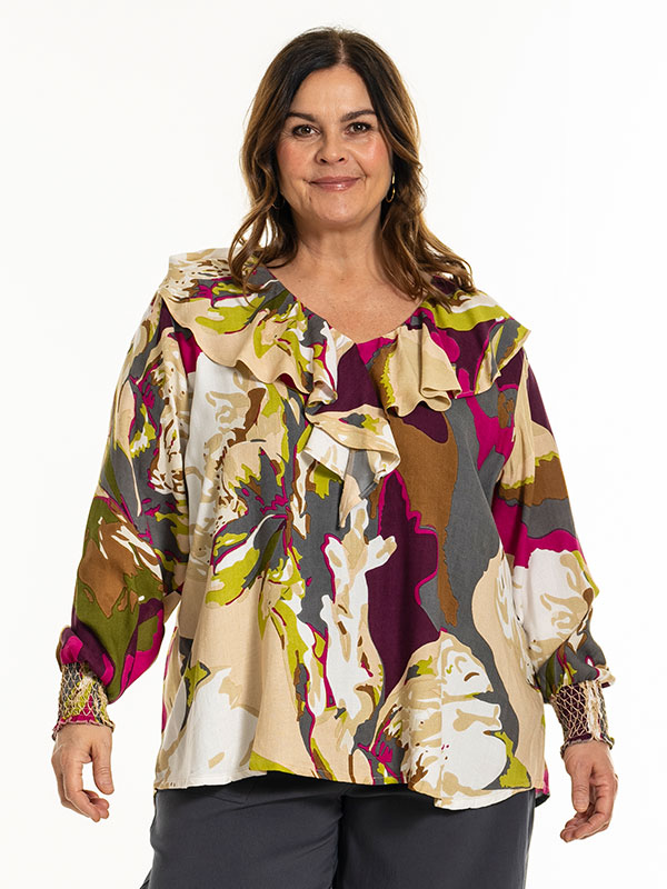 GYTHA - Plus Size Blus fra Gozzip