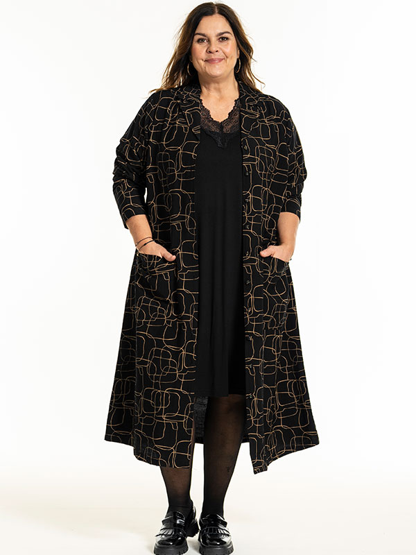 GUNDE - Plus Size Klänning fra Gozzip