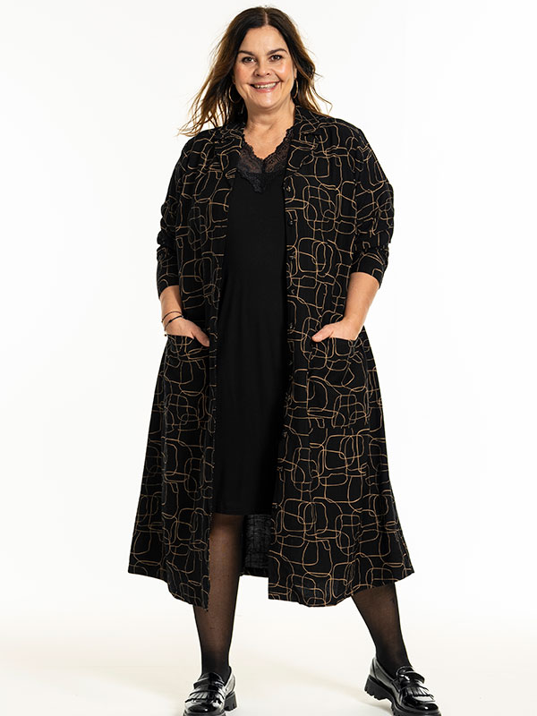 GUNDE - Plus Size Klänning fra Gozzip