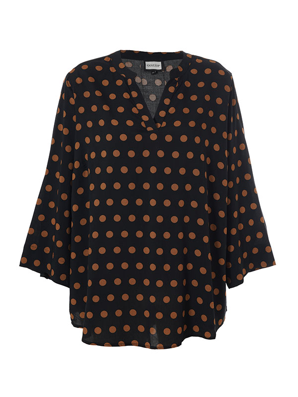 BILLIE - Plus Size Blus fra Gozzip