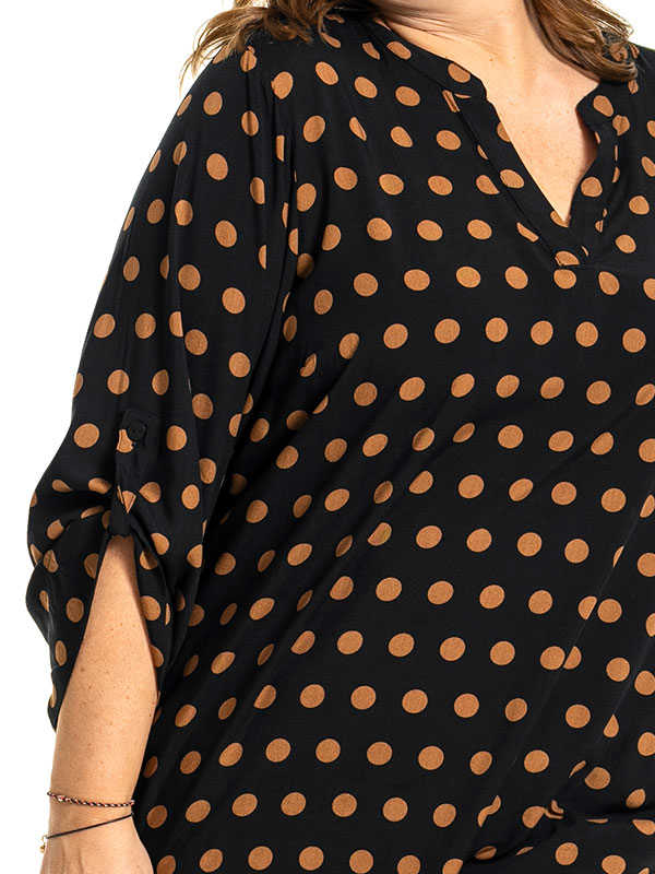 BILLIE - Plus Size Blus fra Gozzip
