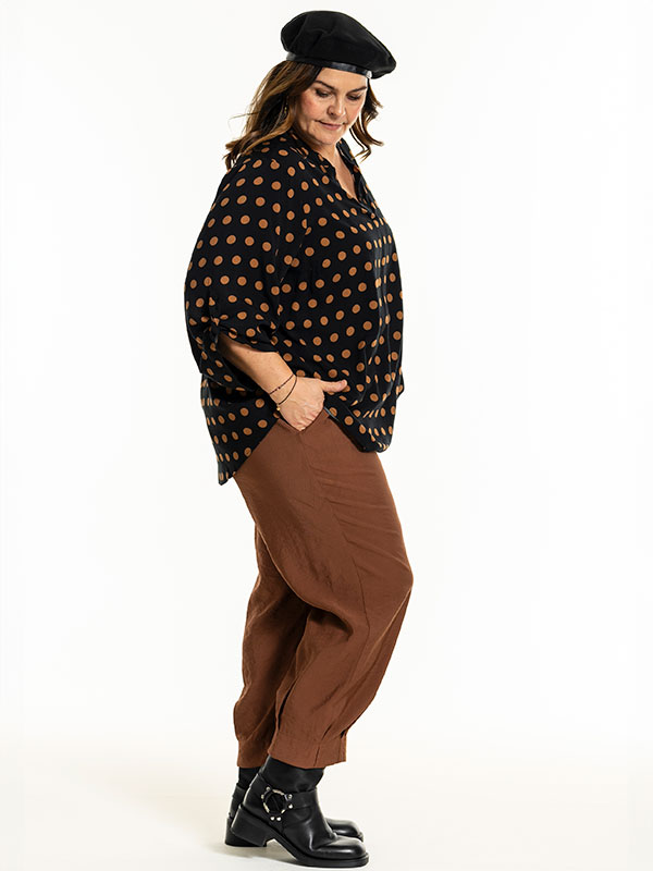 BILLIE - Plus Size Blus fra Gozzip