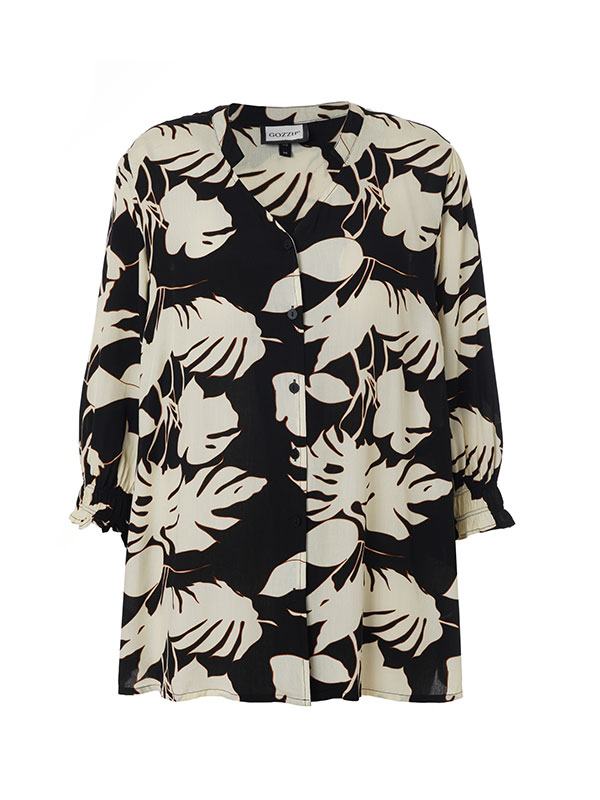 GHITA - Plus Size Blus fra Gozzip