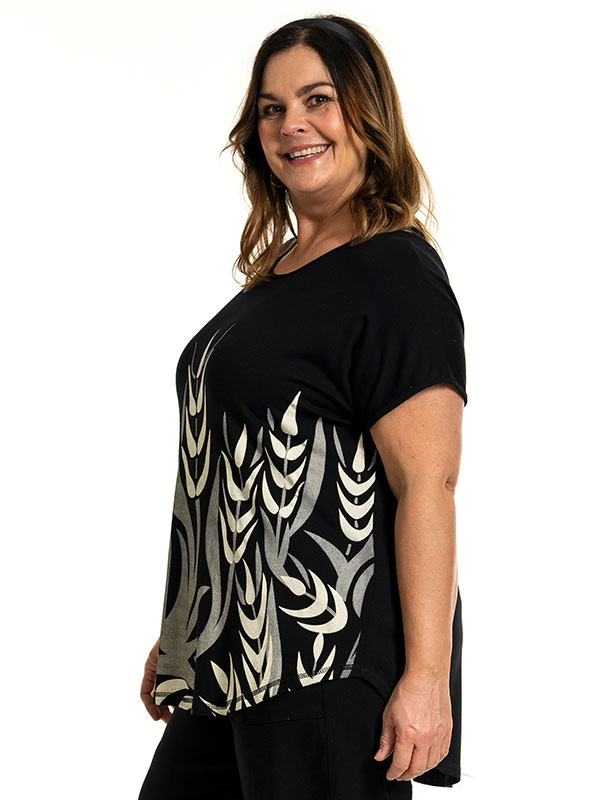 GITTE - Plus Size T-shirt fra Gozzip