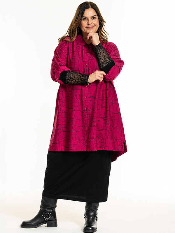 BENDIE - Plus Size Kjol fra Gozzip
