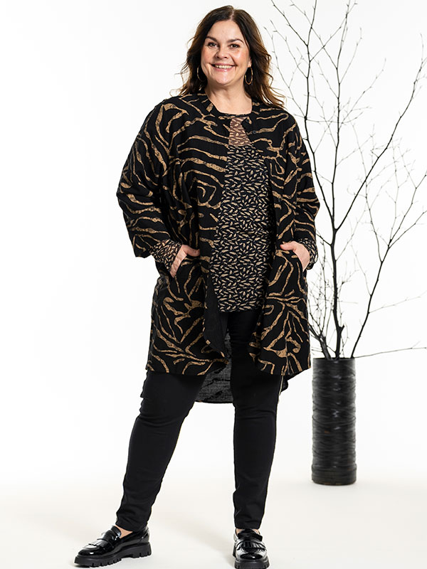 MONNA - Plus Size Tunika fra Gozzip