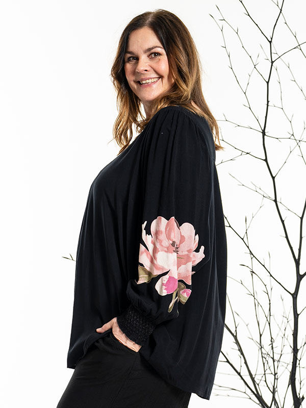 GWEN - Plus Size Blus fra Gozzip