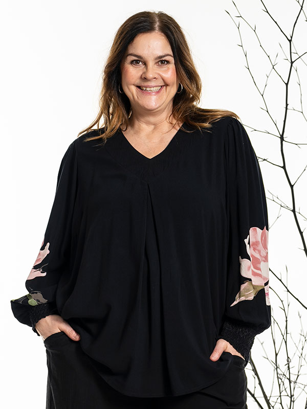 GWEN - Plus Size Blus fra Gozzip