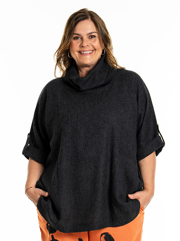 ILSABET - Plus Size Blus fra Gozzip