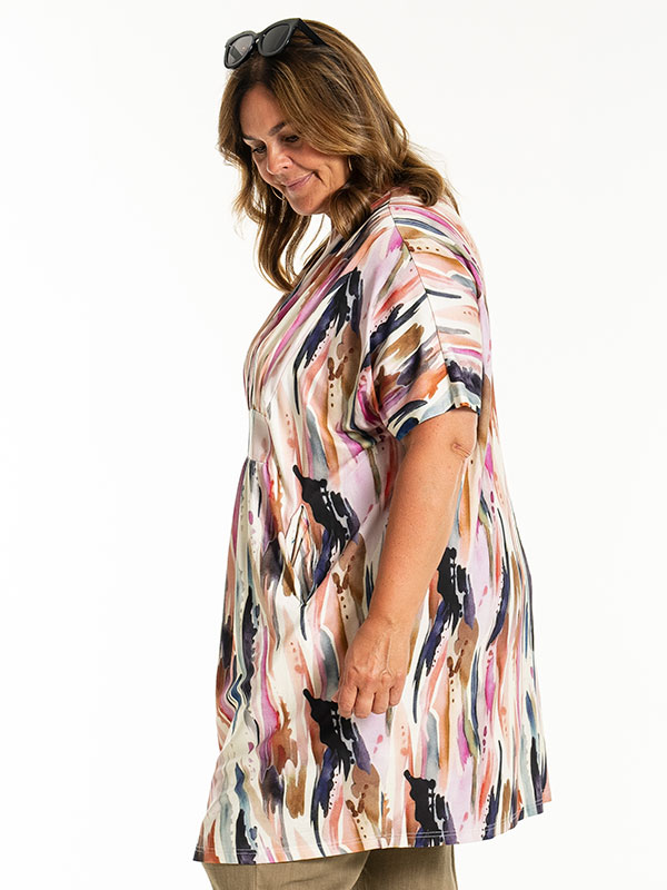 BELINA - Plus Size Klänning fra Gozzip