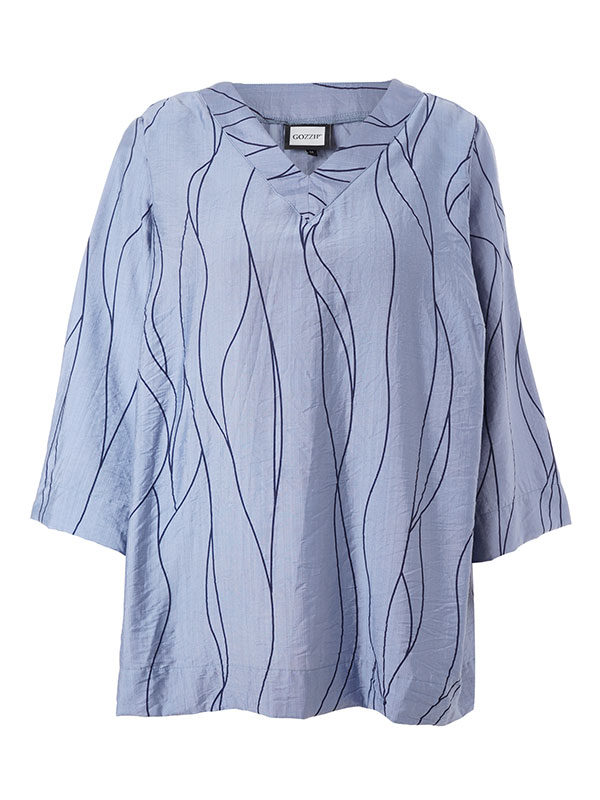 SVANHILDR - Plus Size Blus fra Gozzip